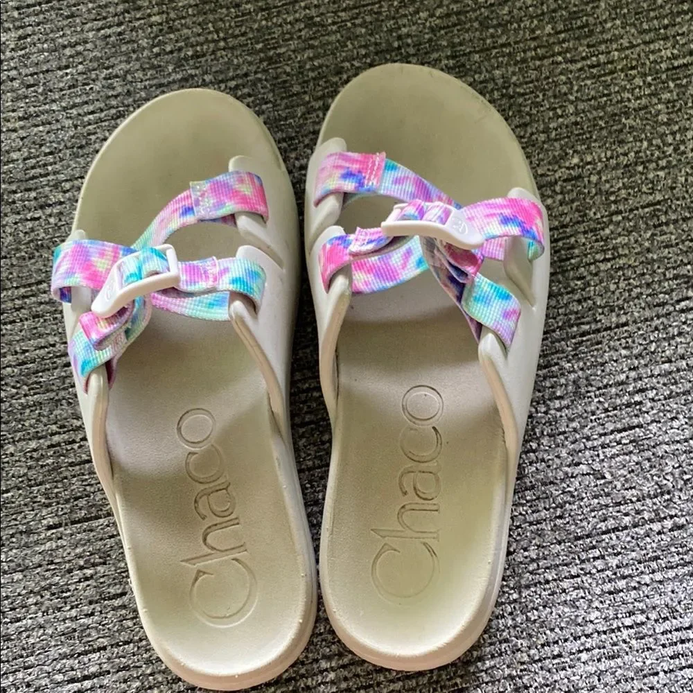 Chaco Tie Dye Slide Sandals